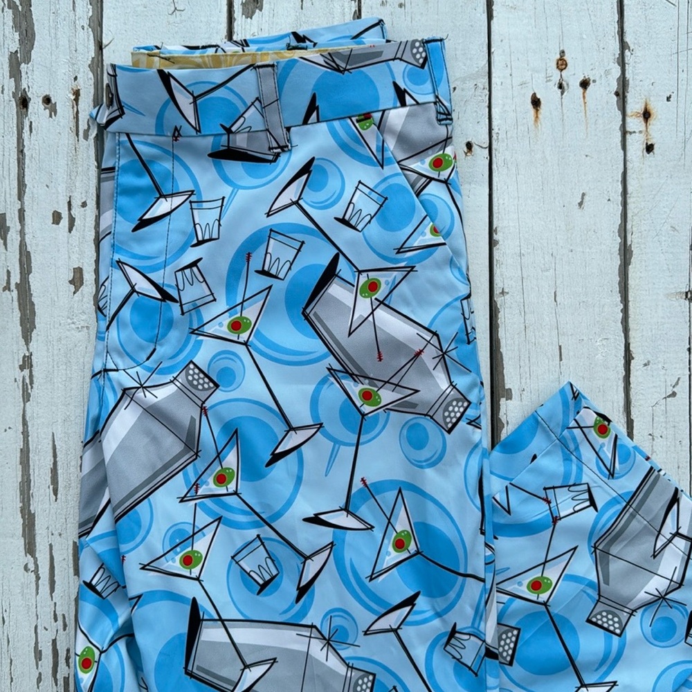 Loudmouth Ladies “Partini” Cocktail Print Golf Pants